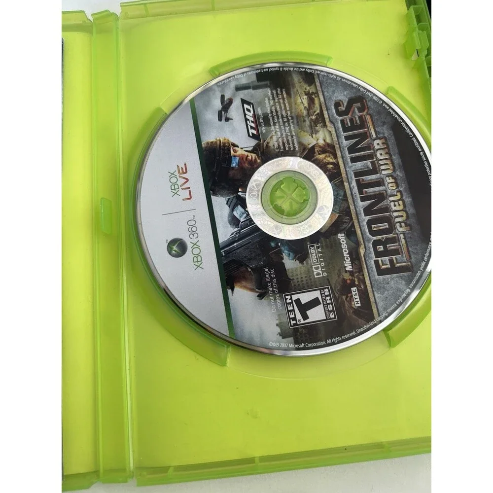 Frontlines Fuel of War - Microsoft Xbox 360 CIB tested working